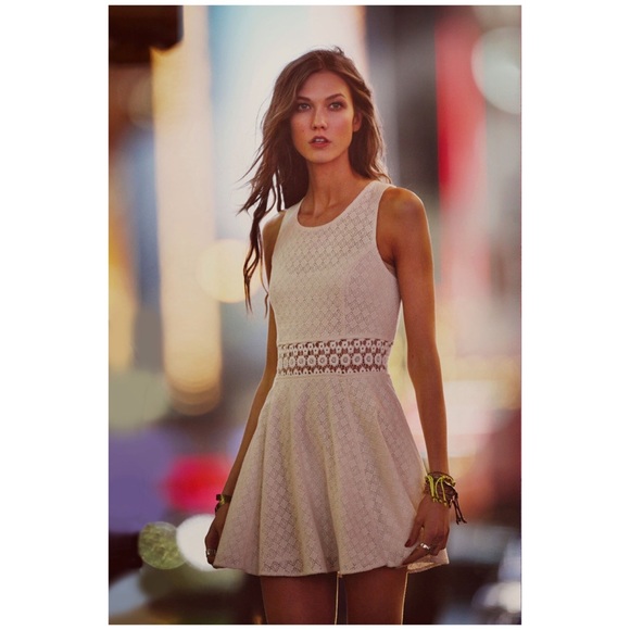 free people fitted with daisies dress Free People Fitted With Daisies Skater Dress Burgendy Red Size 2